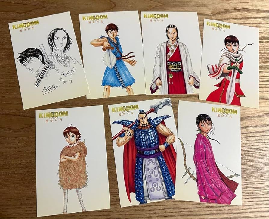 Amazon.co.jp: キングダム 原作イラストポストカードセット : おもちゃ